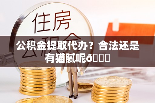 即墨公积金提取代办？合法还是有猫腻呢😏